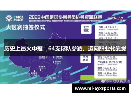 历史上最火中冠：64支球队参赛，迈向职业化靠拢