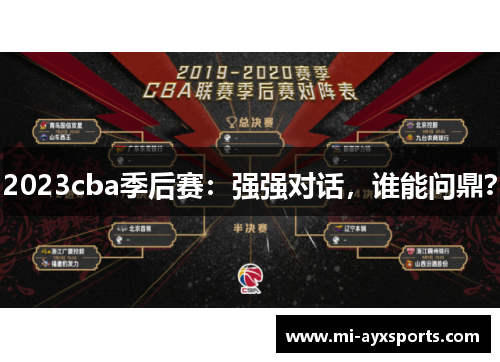 2023cba季后赛：强强对话，谁能问鼎？